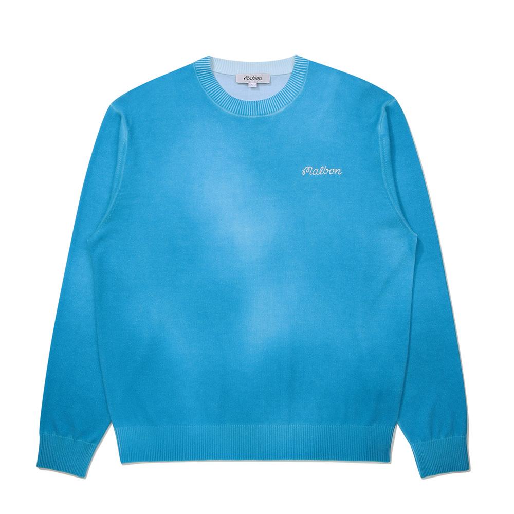 MALBON GOLF Dyed Dtp Round Knit Teal Blue (Man)