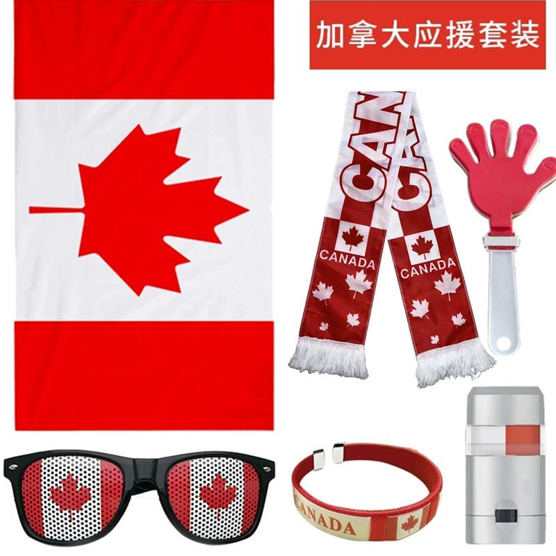 2026 FIFA World Cup Argentina Soccer Fan Kit Flags Glasses Clappers Face Paint Props Set
