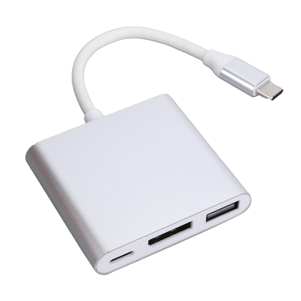 3-в-1 концентратор Type C 8K Display Port USB PD Быстрая зарядка Адаптер Многопортовая док-станция для ноутбука телефона