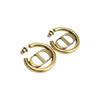Dior 30 Montaigne Hoop Earrings Vintage Gold Women earrings E1285MTGMT-D907