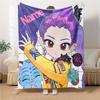 Custom Name Zoe'S Colorful Adventure Party Blanket For Couch Bed Plush Cozy Fuzzy Blanket Super Soft Warm Blankets For Fall And Winter 0916211