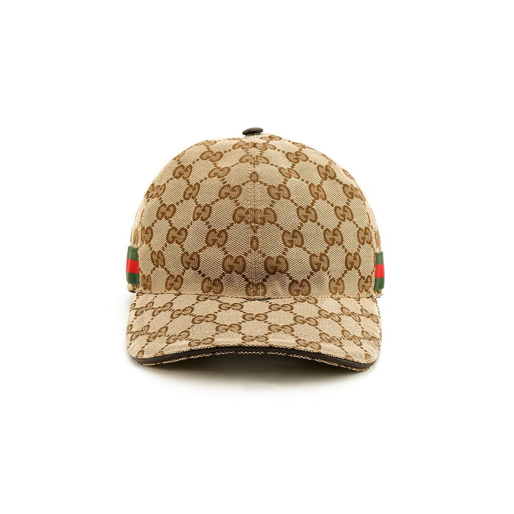 Gucci Original GG Canvas Baseball Hat With Web 'Original GG' Men's 200035-KQWBG-9791