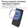 KEYSION Магнитный чехол-держатель для карт MagSafe для iPhone 17 16 15 Pro Max Samsung Huawei Эластичный кошелек-сумка из ПУ кожи Чехол для телефона