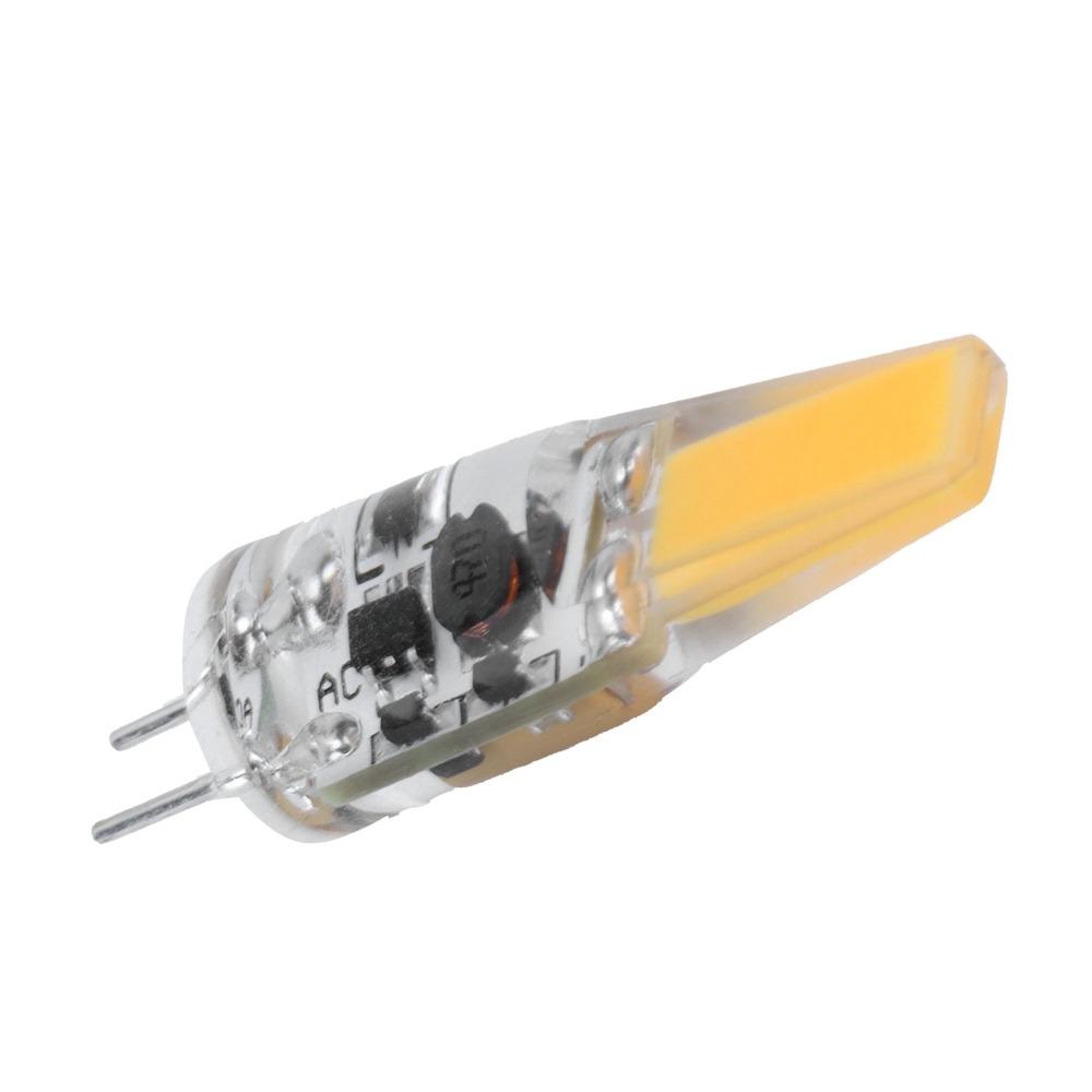 2PCS Warm White 3000K Mini Silicone Lamp Bulb AC/DC12V Bi-Pin LED Light Lamp Home Office Lighting