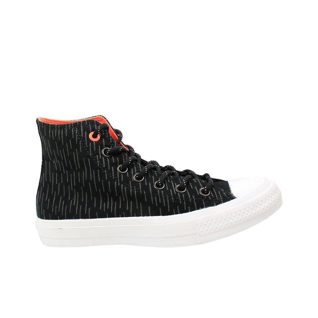 Converse Chuck Taylor All Star II Hi Shield Удобные Простые Высокие Кеды из Канваса Мужские Кроссовки Черные 153532C