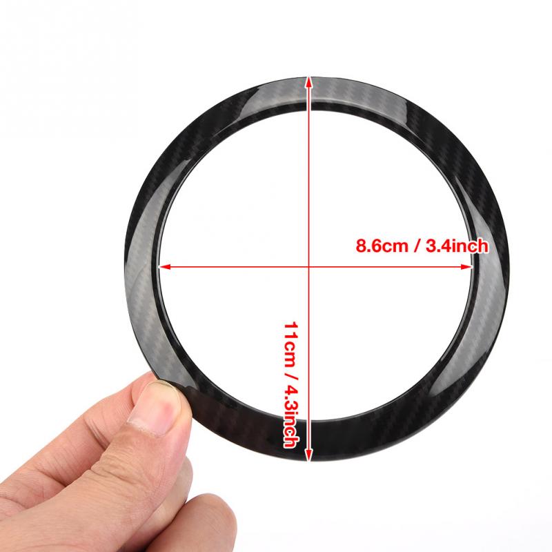 2 шт., Стайлинг автомобиля из углеродного волокна, боковая крышка кондиционера, накладка, рамка для Mercedes-Benz E-Class W213 2016 2017