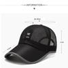 Mens Womens Trucker Cap Cotton Baseball Cap Mesh Breathable Soft Sun Hat