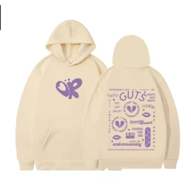 Sour Guts Vampire Hoodie Мужская и женская одежда Модные винтажные толстовки с капюшоном Harajuku Hip Hop Oversize Hoodies Streetwear