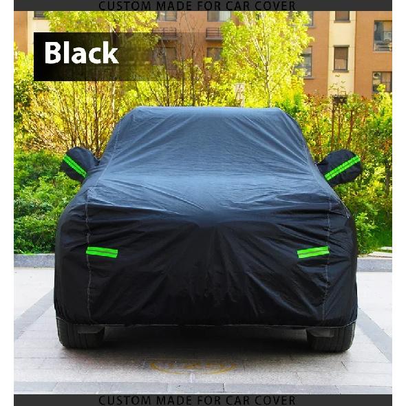 For MG ZS EV ZX ZST VS 2017-2024 Car Cover Waterproof UV Protection All Weather Dustproof Snow Rain Cover 190T Polyester
