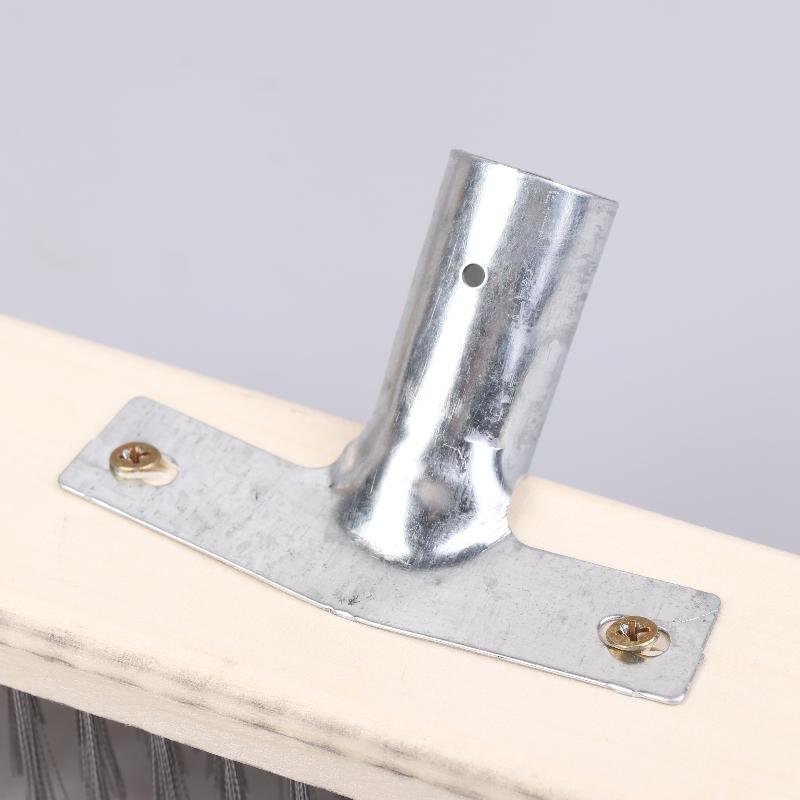 Многоцелевая головка палубной щетки из стальной проволоки 20 см 30 см 50 см Сверхмощная металлическая проволочная щетка для патио грязи и пола гаража