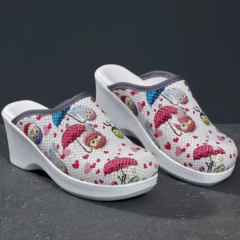 Ортопедические женские медицинские сабо — противоскользящие, удобные