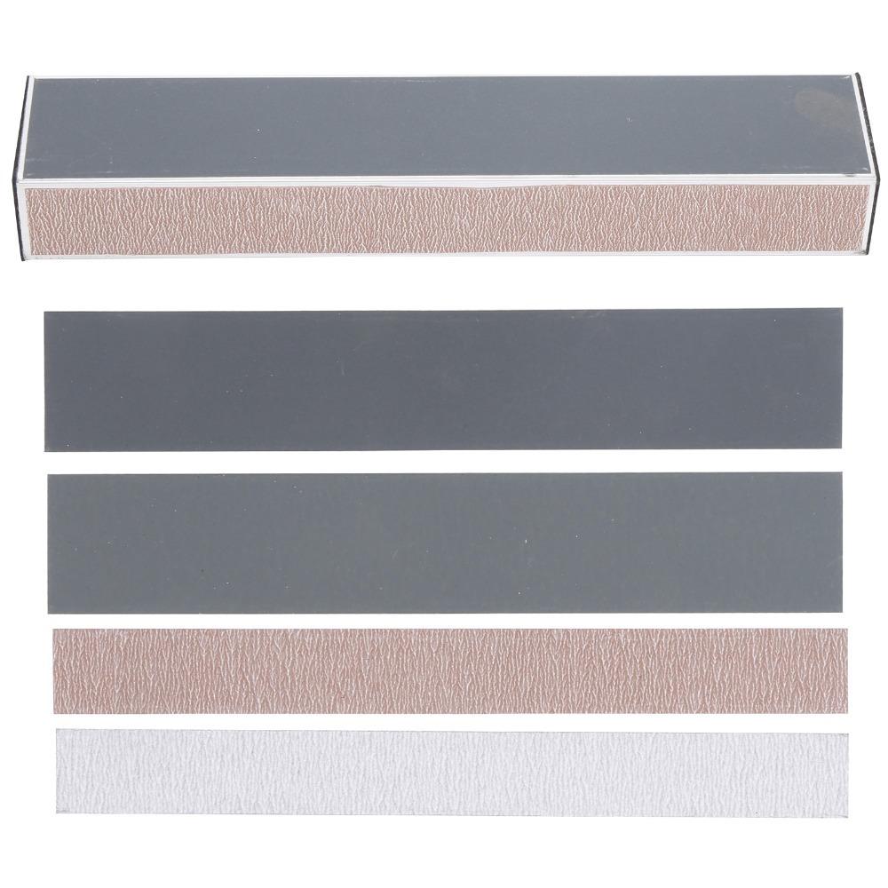 Aluminum alloy + sandpaper Fret Leveling Beam Sand‑toned Fret Leveling Bar For Guitar Repair
