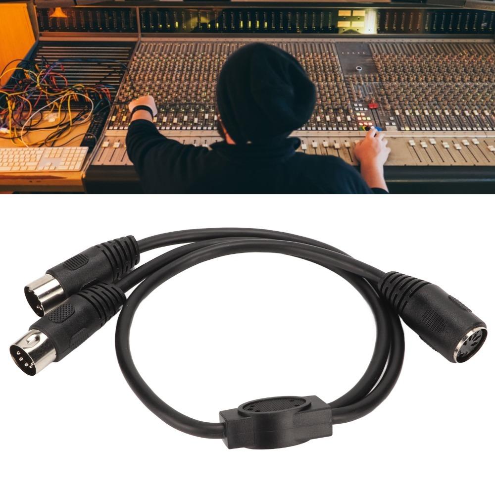 Plug and Play Sound Connecting Cable Flexible DIN 5 Pin Y Splitter Studios