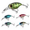 Рыболовная приманка воблеры плавающая искусственная твердая приманка с тройным крючком реалистично выглядящая яркая цветная рыболовная приманка