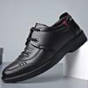 Мягкая кожа, натуральная яловая кожа, повседневная кожаная обувь, мужская черная обувь, мужская натуральная кожа, деловое платье, мужская обувь