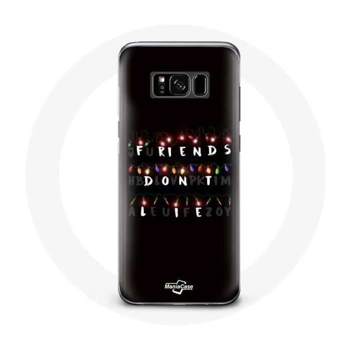 Case - MANIACASE - Samsung Galaxy S8 - Flexible - Black - Stranger Things