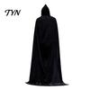 Masquerade Party Outfit Prop Unisex Adults Hooded Cloak, Velvet Vampire Wizard Cape, Renaissance Halloween Cloak with Hood Medieval Costume for Witch