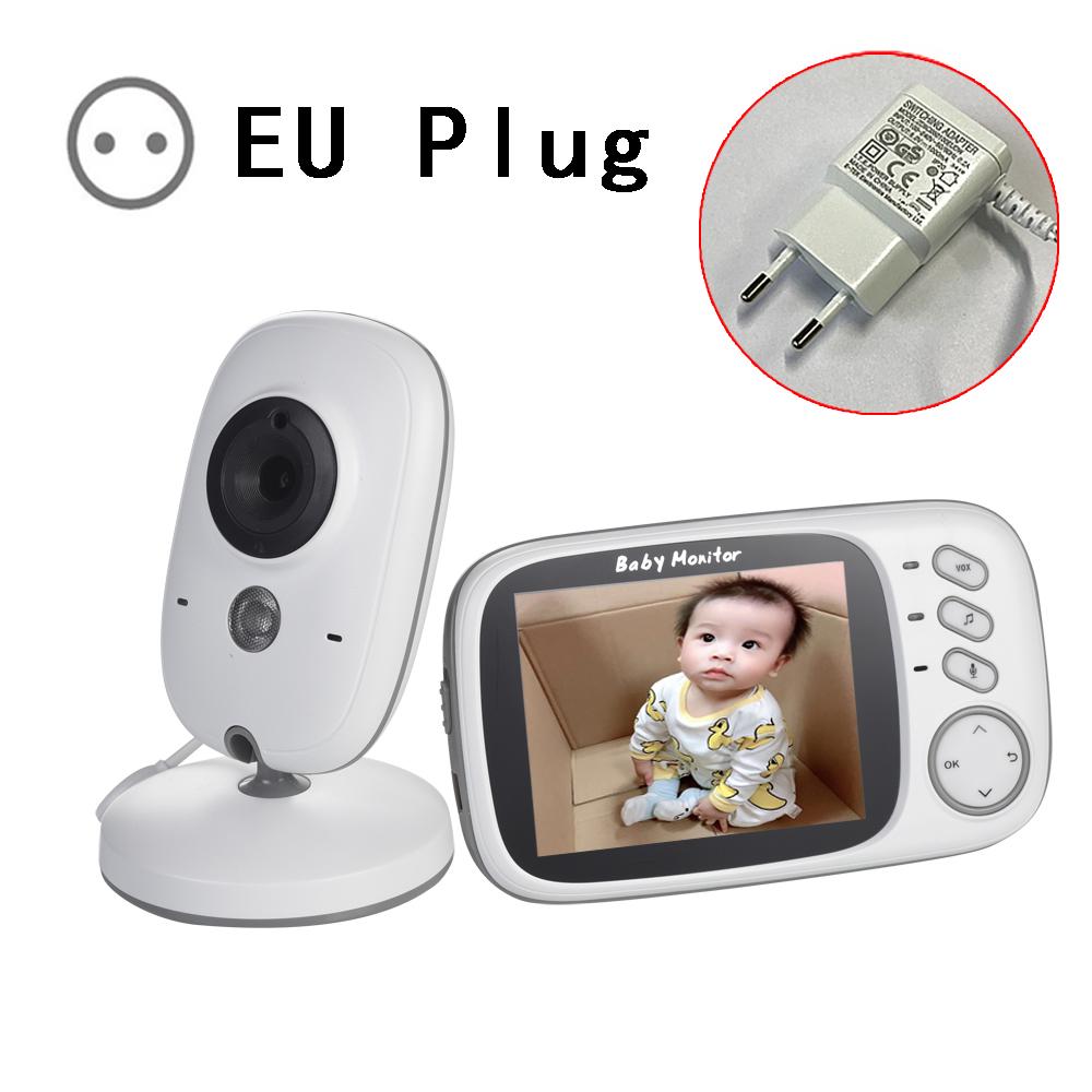 Беспроводной видео цветной детский монитор 3,2 дюйма ЖК-дисплей 2-сторонняя аудиосвязь Детский монитор Ночное видение Камера наблюдения НяняAA