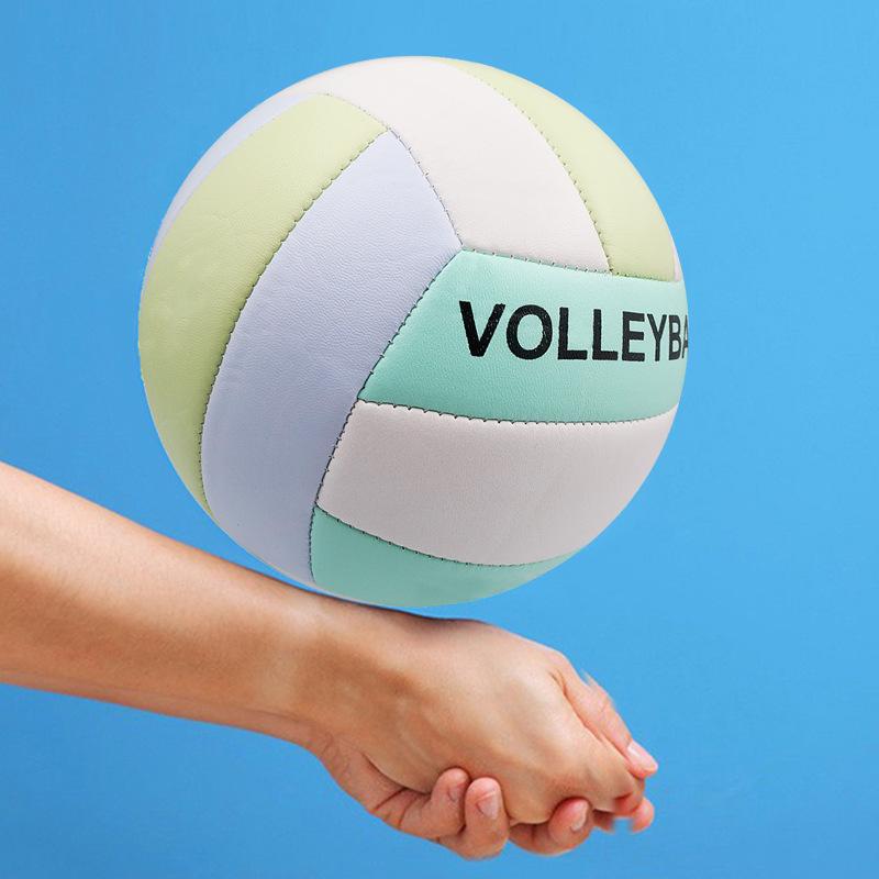 PVC Machine-Sewn Soft Volleyball for Junior High Students - Competition & Beach Training Volleyball