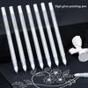 3Pcs Highlighter Gel Pen White/Gold/Silver Character Highlight Ink Rollerball Pens for Black Paper Art Drawing Journaling Writing Sketching