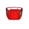 Mini Playpen for Baby Diameter 150 Cm Red with Barrier
