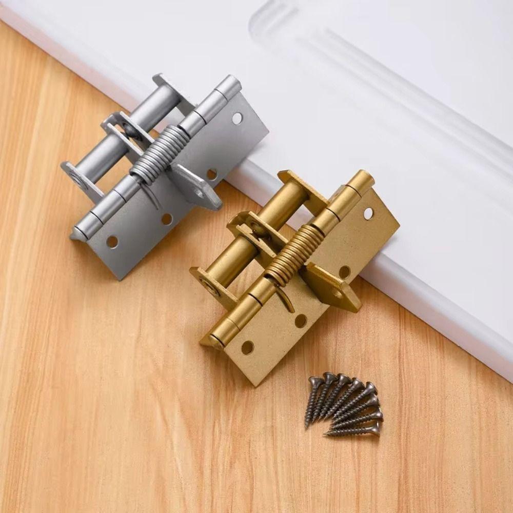 90 Degree Automatic Closing Hinge Self-Closing Invisible Door Spring Hinge Door Closer Cabinet
