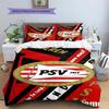 Philips Sport Vereniging Custom Name Pattern Bedding,Quilt Set Quilt Cover Pillowcase Home Birthday Gift(1 * duvet cover + 2 * pillowcase, without cor