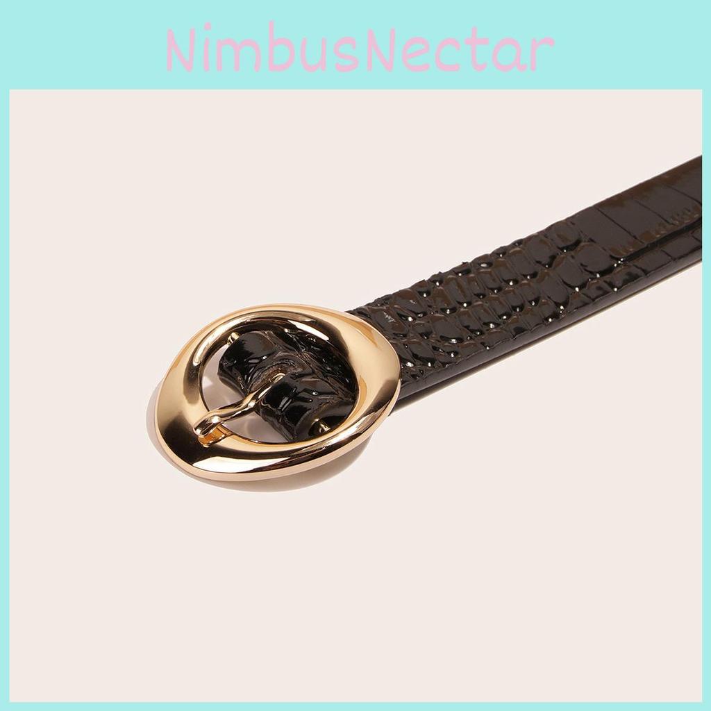 Модный ремень из искусственной кожи для женщин с геометрическим дизайном для повседневной и офисной носки