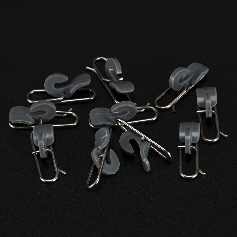 10Pcs Decoupling Swivel Shank Clip Reusable Fishing Board Release Clip Fishing Hook Decoupling Clip for Fishing Enthusiasts