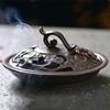 Retro Ceramic Coil Incense Burner Mosquito Censer Incense Stick Holder Aromatherapy Fragrance Home Teahouse Decor