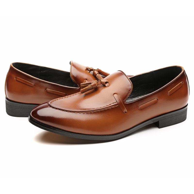 Модные летние стильные мокасины мужские лоферы высококачественные лакированные кожаные туфли с кисточками мужские туфли на плоской подошве Gommino для вождения