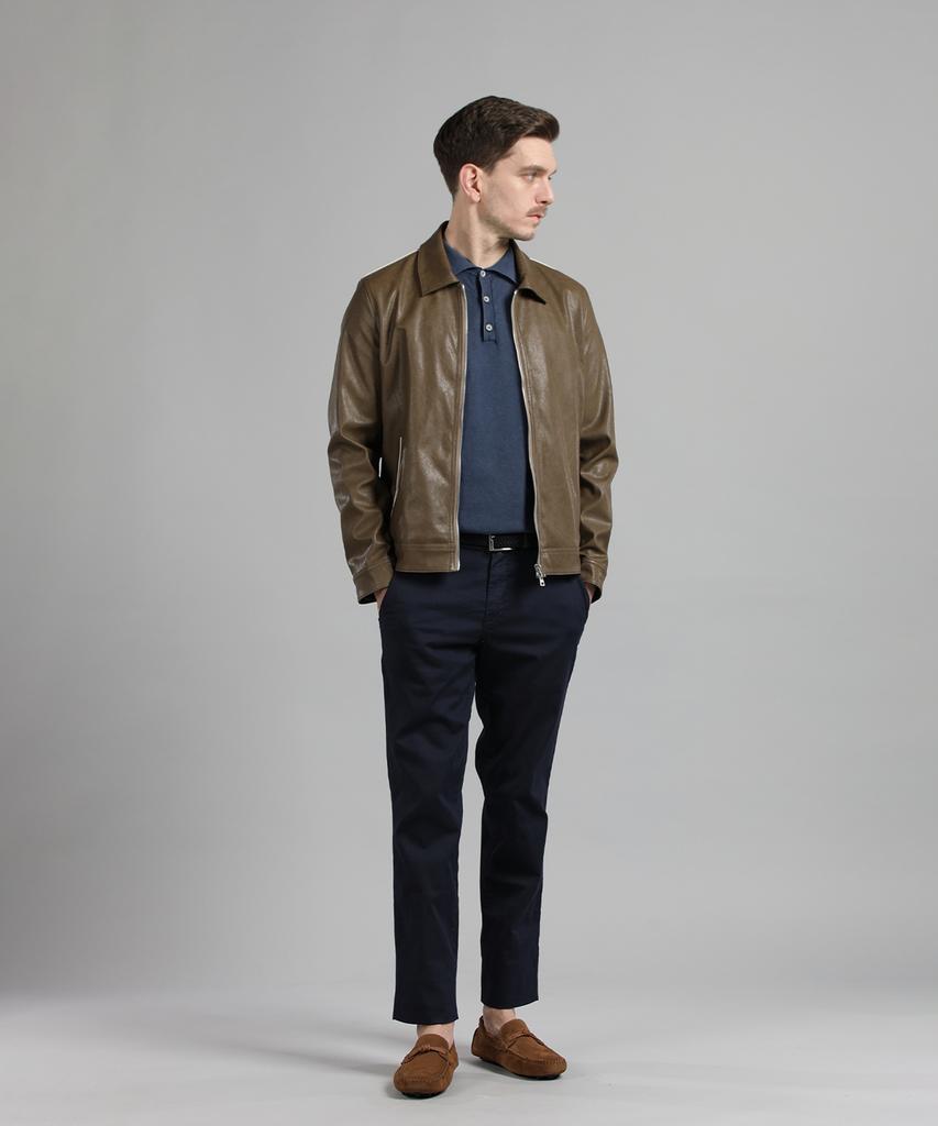 PANICALE Синие Хлопковые Брюки Regular Fit, Окрашенные