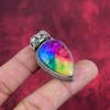 Rainbow Solar Quartz Jewelry, 925 Solid Sterling Silver Pendant Handmade Gemstone Jewelry, Gifts For Wife Brand New Pendant
