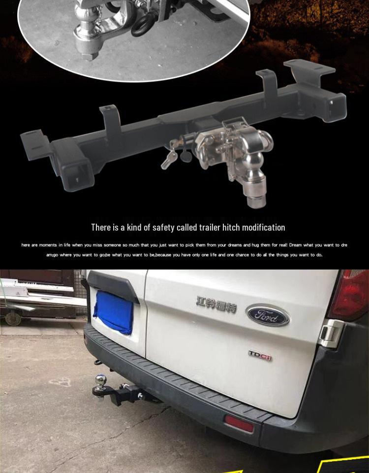 Крюк буксировочный и съемная рукоятка для Ford New Transit T8 Tourneo Custom