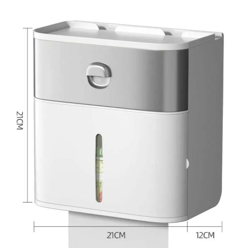 Toilet Tissue Boxes Waterproof Toilet Paper Toilet Paper Shelf Toilet Wall-mounted Storage Box