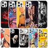 Мягкий чехол One P-Punch-Man Saitama King для iPhone 16 17 Air 15 14 Pro Max 16E Чехол для телефона 13 Mini 12 11 7 SE 8 С рисунком Подходящий