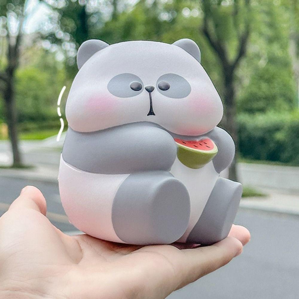 Kneading PVC Panda Squeeze Toys Elastic Animal Panda Fidgeting Toys  Birthday Kids Gift