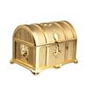 Feyarl Treasure Box Jewelry Box Case Jewelry Box Antique Box Jewelry Box Gold (L)