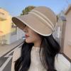 Весна и лето Новая большая кепка с открытым лицом, женская дышащая защитная шляпа от ультрафиолета для путешествий и отдыха на природе