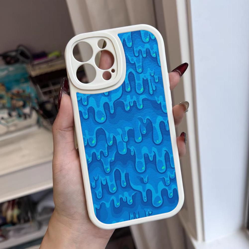 Чехол для телефона со слизью для iPhone 16 15 14 12 13 Pro Max 11 Mini Xs Puls Силиконовый чехол из кожи ягненка