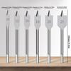 Durable Flat Drill High-carbon Steel Wood Flat Drills Woodworking Spade Drill Bits  Carpenters Bit