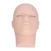 Eyelash Mannequin Head 3 Layers High Density Lash Extension Makeup Practice Head Embedded Layered Silicone Doll Head