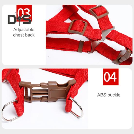 Шлейка для собак с поводком, жилет для дрессировки собак, поводок с мягкой ручкой, принадлежности для домашних животных для маленьких и средних собак и кошек