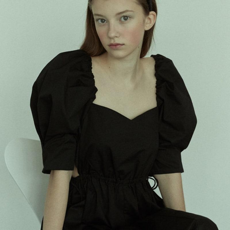 Повязка на голову Elizabeth Moments с черным жаккардовым узором