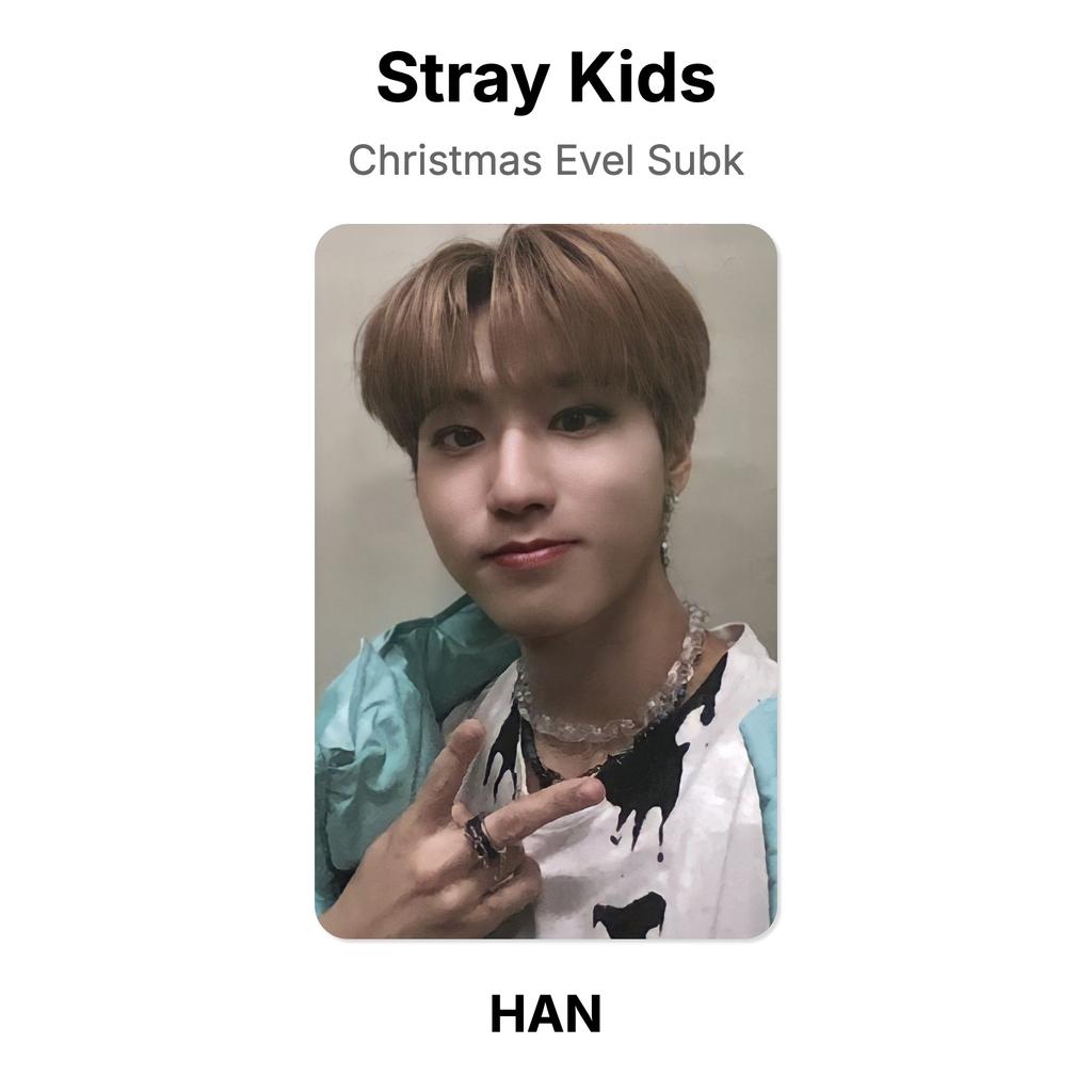 Stray Kids Рождественский вечер Официальная фотокарточка Subk