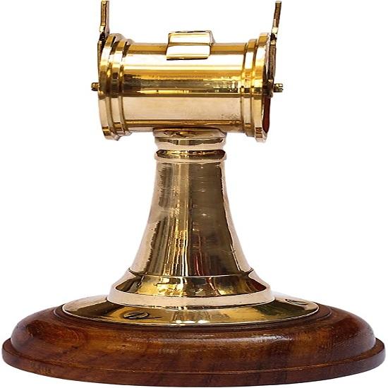 Латунный телеграф ручной работы Старинные морские телескопы Коллекционные деревянные