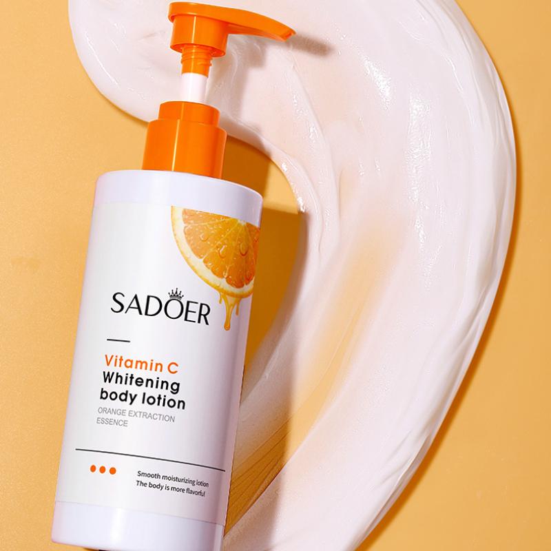 VC Whitening Body Lotion SADOER Vitamin C Увлажнение и увлажнение кожи