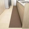 В Sanko Kitchen 45 x Легко установить [Сделано в Японии, Водоотталкивающий, Дезодорирующий, Моющийся] Коврик, Нескользящий, Длинный, 250 см, Коричневый, KR-49