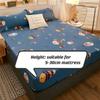 New Waterproof Bed Sheet Printed Cartoon Bed Fitted Sheet Mattress Covers Deep Pocket Bed Protector Sheet