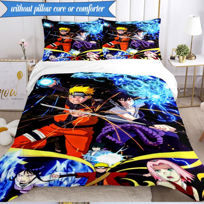 Ninja And Friends Collage 3pcs K-pop music group Bedding set,Ideal for Bedroom, Dormitory,Including Duvet Cover And 2pcs Pillowcases,Fan gifts